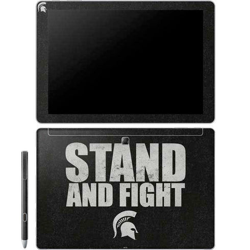 Michigan State University Stand and Fight Galaxy Book 12in Skin